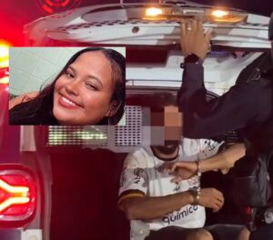 Mulher morre após motorista de app bêbado capotar carro e atingir poste em MT; vídeo mostra prisão