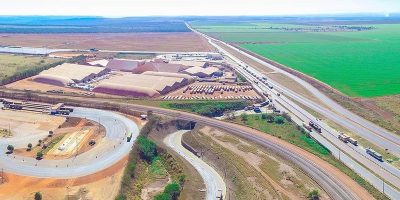 Inpasa vai se instalar em uma área em frente ao terminal ferroviário da Rumo, junto à BR-163 | Foto - Divulgação