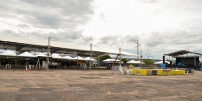 Serviços serão prestados na estrutura montada para o evento Rondonópolis é Show, no estacionamento do estádio | Foto - Eli Reuel