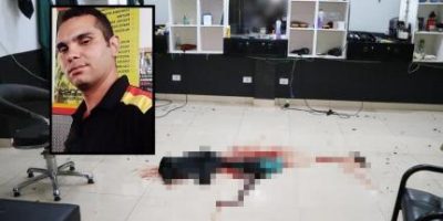 Paulo Roberto Rocha Toledo Sobrinho, 30, foi assassinado dentro de uma barbearia no Residencial Primavera 1, em Nova Mutum - 
Foto: Djeferson Kronbauer/Power Mix