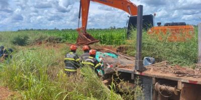 motorista-morre-esmagado-união-do-sul